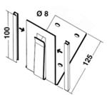 Türpfostenwinkelset 6751 UA/CW 50 47mm